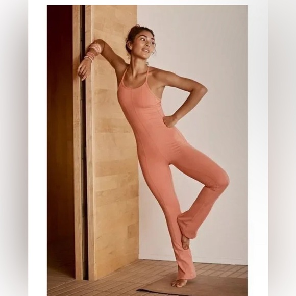 Free People Movement High Neck Backless Jumpsuit - Picture 7 of 17